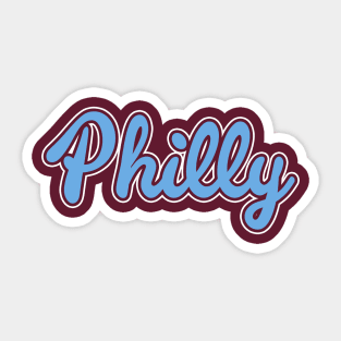 Retro Philly Throwback Philadelphia Fan Favorite Sticker